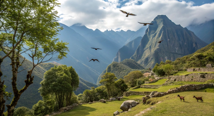 Breathtaking Views of the Andes Mountains in Santiago, Chile