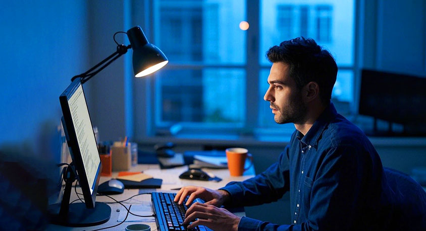 Digital Detox for Your Brain: Blue Light Circadian Rhythm Disruption, Dopamine Homeostasis, and Circadian Lighting Solutions