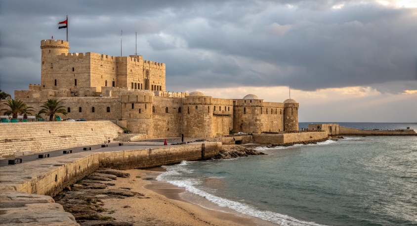 The Majestic Qaitbay Citadel: A Historical Landmark in Alexandria
