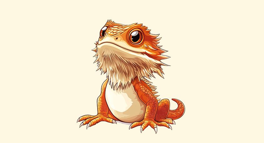 Your bearded dragon closes his eyes when you pet him. That is not a happy lizard.