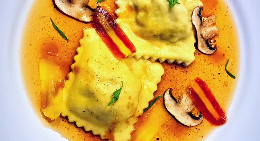 Schw&auml;bische Maultaschen: A classic dish from Swabia, Germany