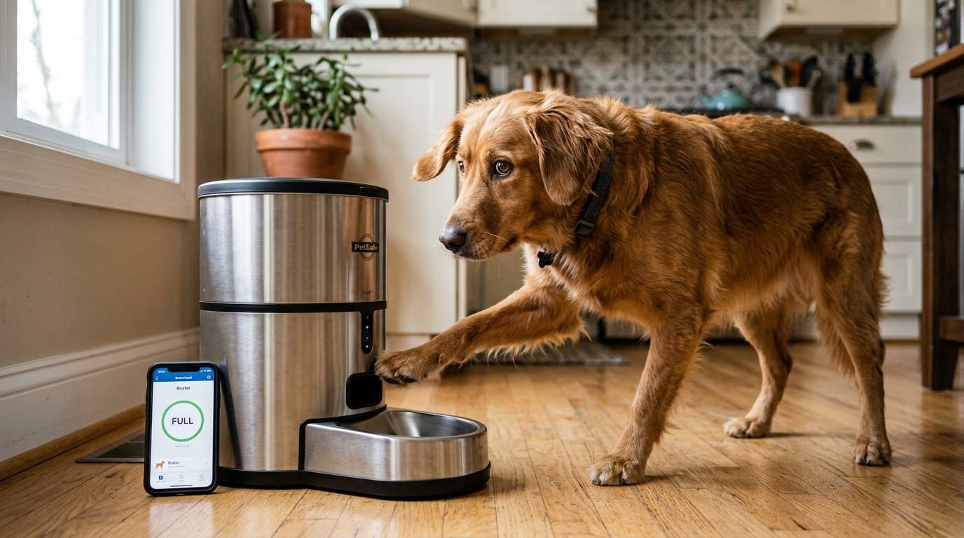 Dog Paws 'Full' Smart Feeder Hungrily: Glitch or Jam?