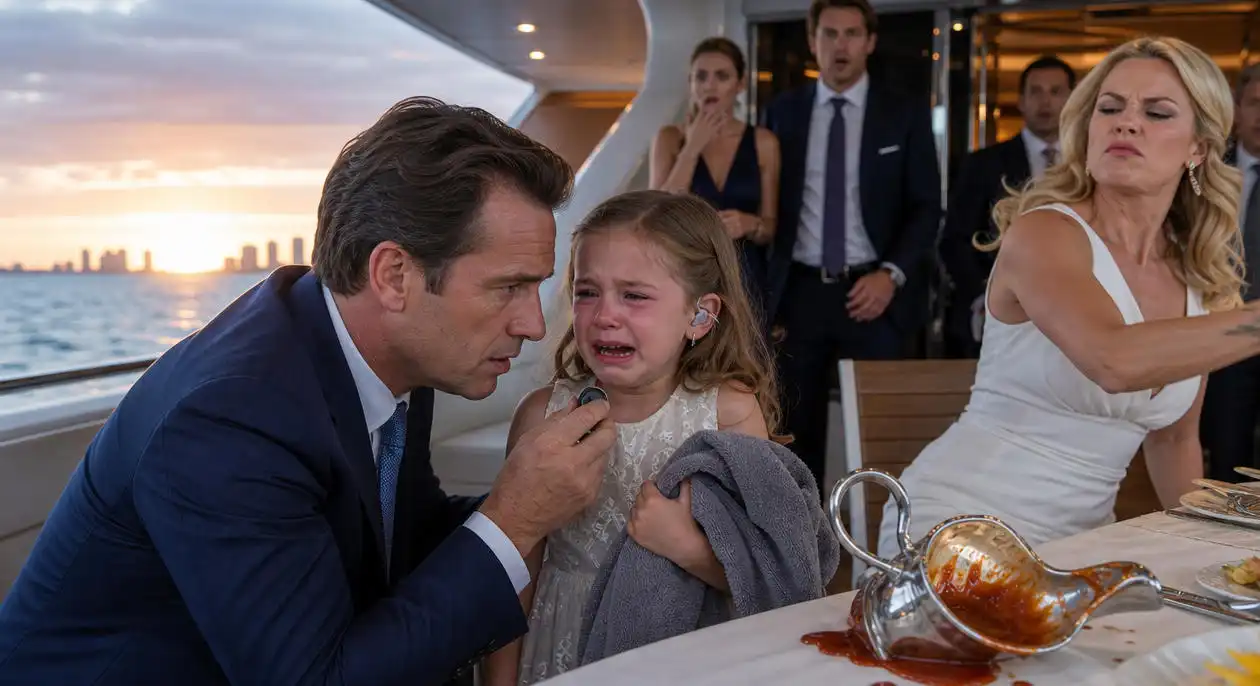 My Niece Was Crying On A Billionaire’s Yacht Until I Checked The Tiny Recorder In Her Dress… Everything Changed