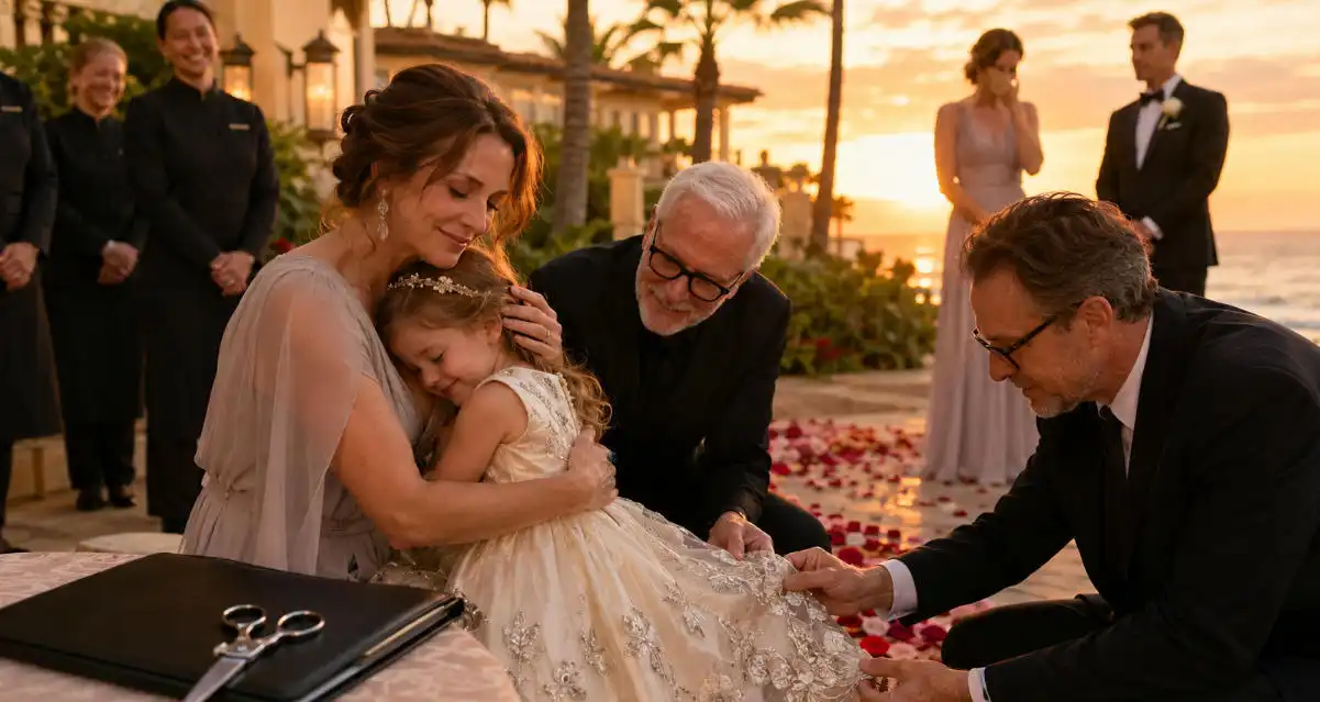 The “Unwanted” 3-Year-Old Flower Girl Had Her Handmade Dress RIPPED Apart—But the Bridesmaid Had NO IDEA Who Her Quiet Mother Really Was 😱