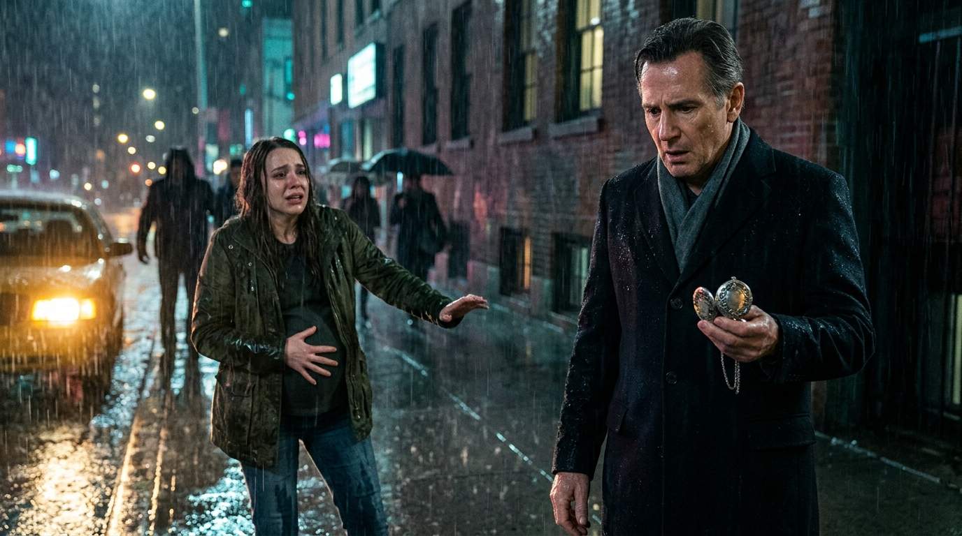 Pregnant Woman's Bag Spills A Decades-Old Billionaire Family Secret During Rainy Night Attack.