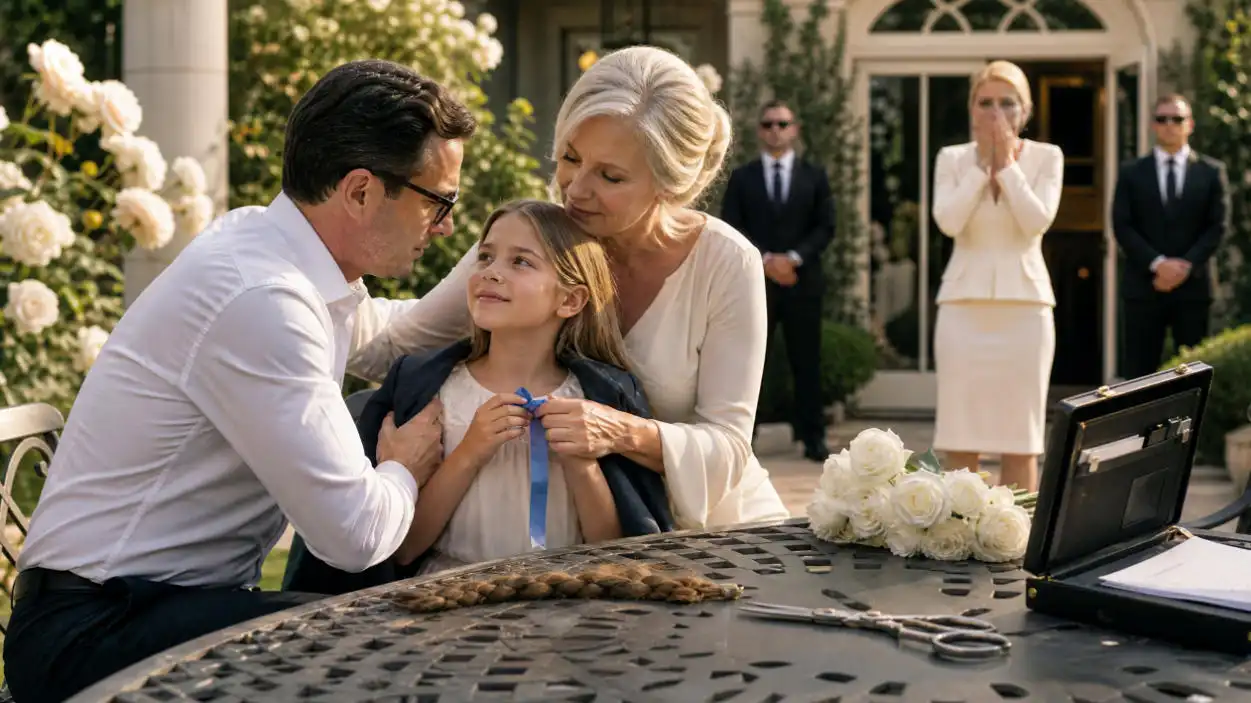 A Wealthy Socialite CUT OFF a 9-Year-Old Girl’s Hair at Mother’s Day Brunch—She Had NO IDEA Who the Quiet Father in Black Glasses Really Was 😳