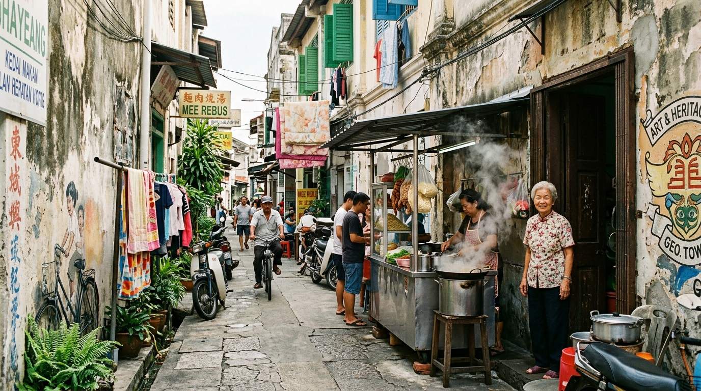 Regret Penang's Tourist Traps? We Unpacked George Town for Pennies.