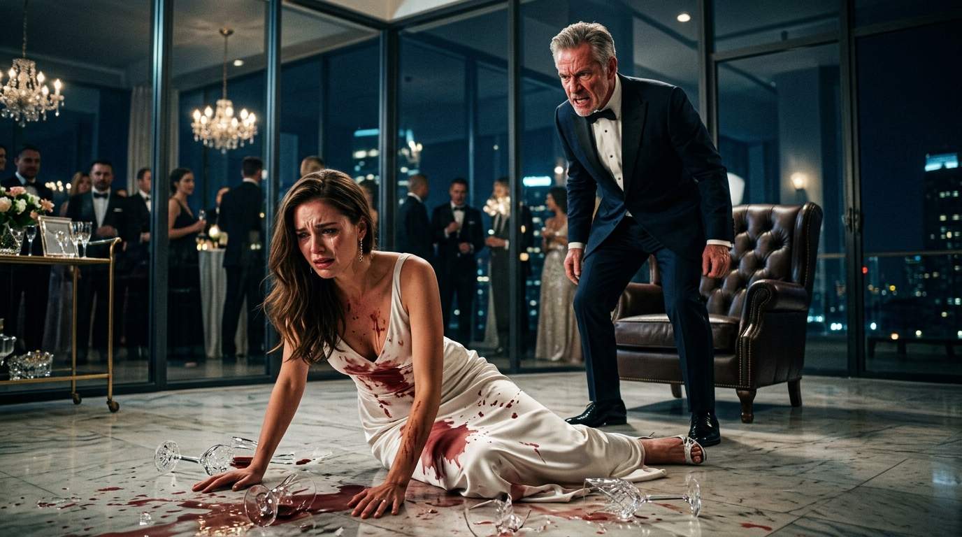 Luxury Jewelry Gala Turns to Chaos: Young Woman's Humiliation Unleashes Billionaire Tycoon's Fury in Shocking Corporate Drama