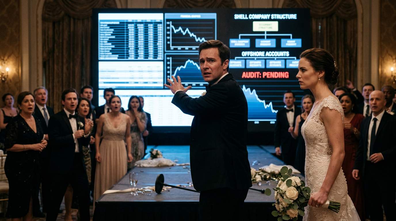 Billionaire Wedding SHATTERS: Screen Exposes Groom's Shocking Secret, Goes VIRAL!