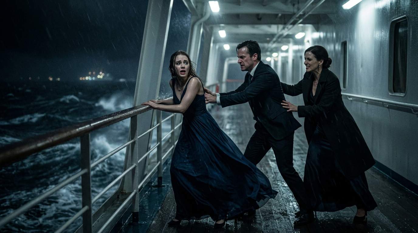 Billionaire Heiress Thrown Overboard: A Cruise Ship Betrayal Unveils a Vicious Family Feud and a Twisted Revenge