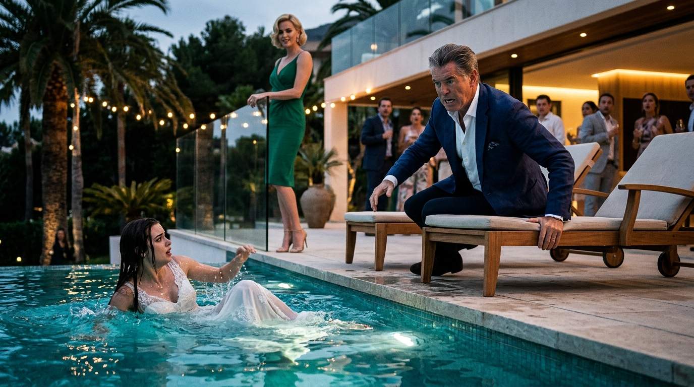 High-Society Heiress Shoves Guest Into Pool At Luxury Villa Party, Unearthing Shocking Family Secrets.