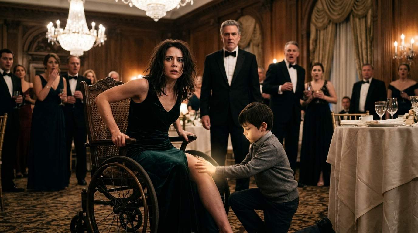 Billionaire Heiress Stuns Elite Gala Guests After Mysterious Boy's Healing Miracle Exposes Deep Family Secrets and Triggers Inheritance Scandal