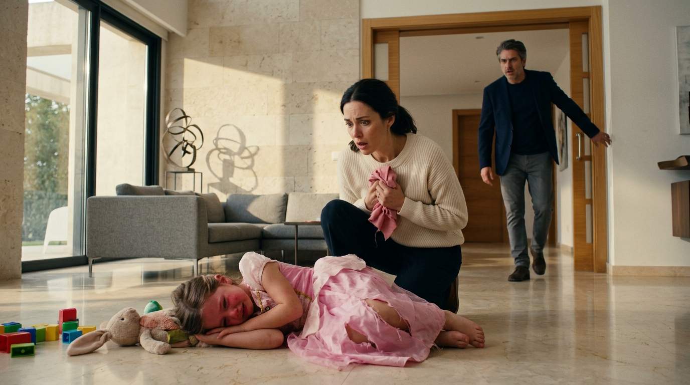 Daddy's Here: Luxury Villa Stepmother's Cruelty Exposed, Revealing a Hidden Family Secret