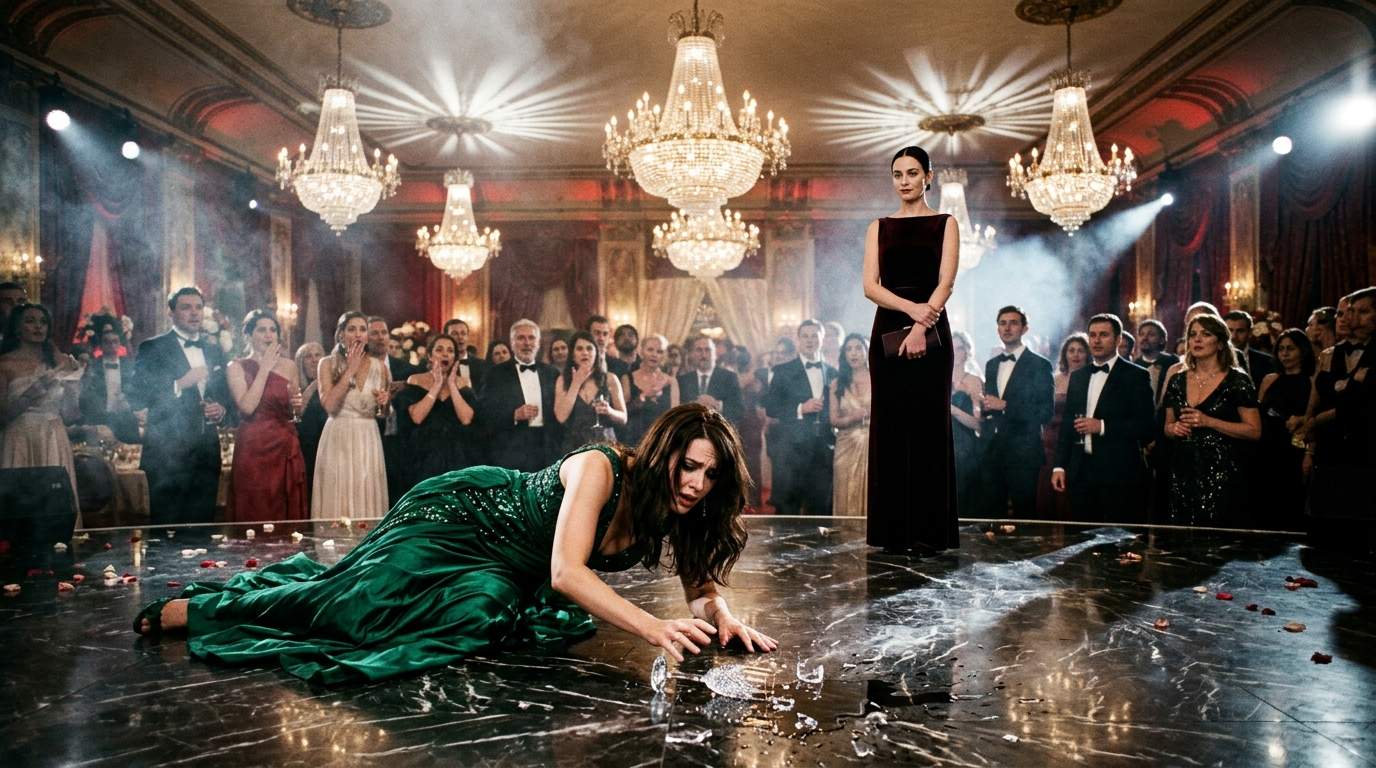 Socialite's Gala Speech Ends in Shocking Collapse, Unmasking a Scandalous Family Inheritance Battle