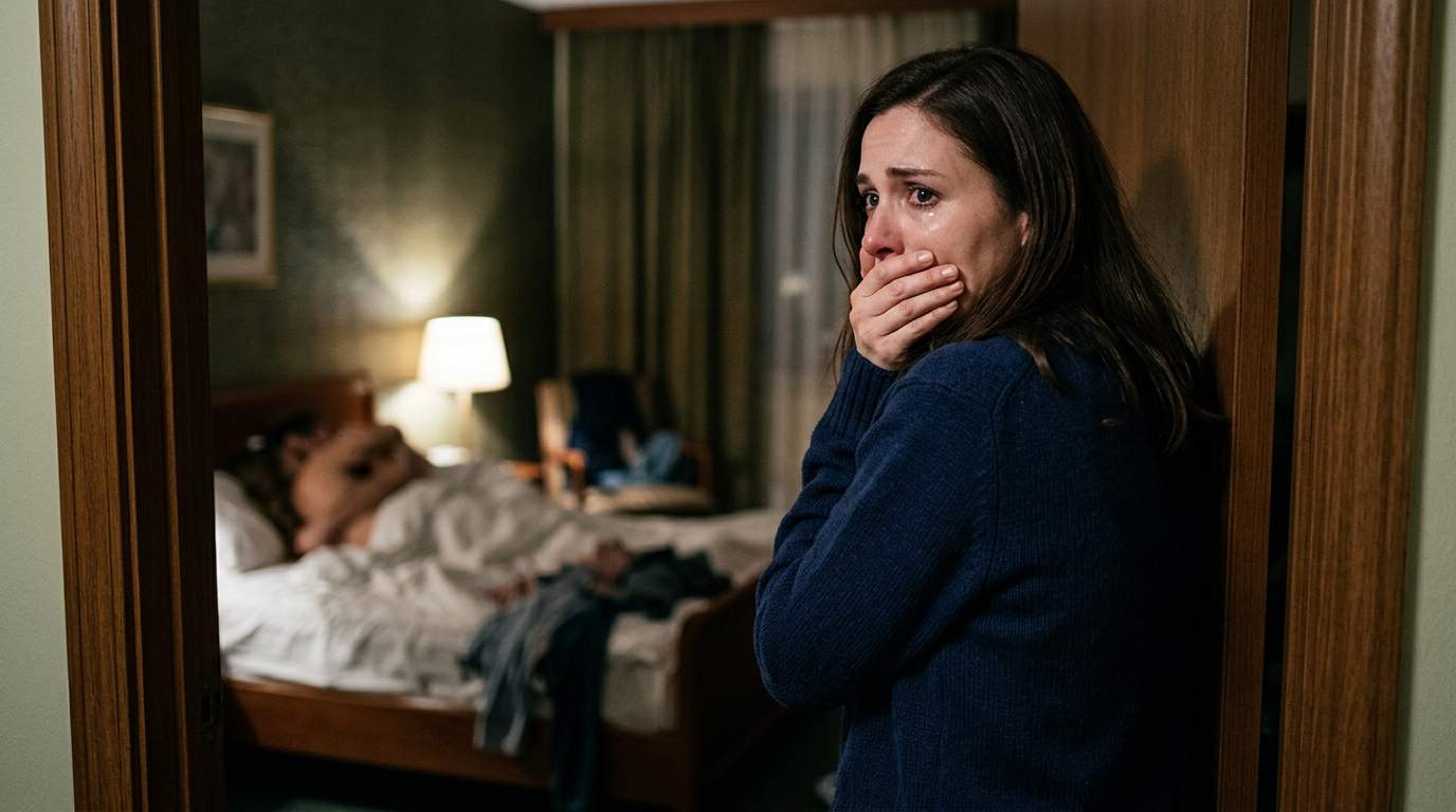 My stomach dropped seeing my husband and her in our bed, wearing my pajamas.