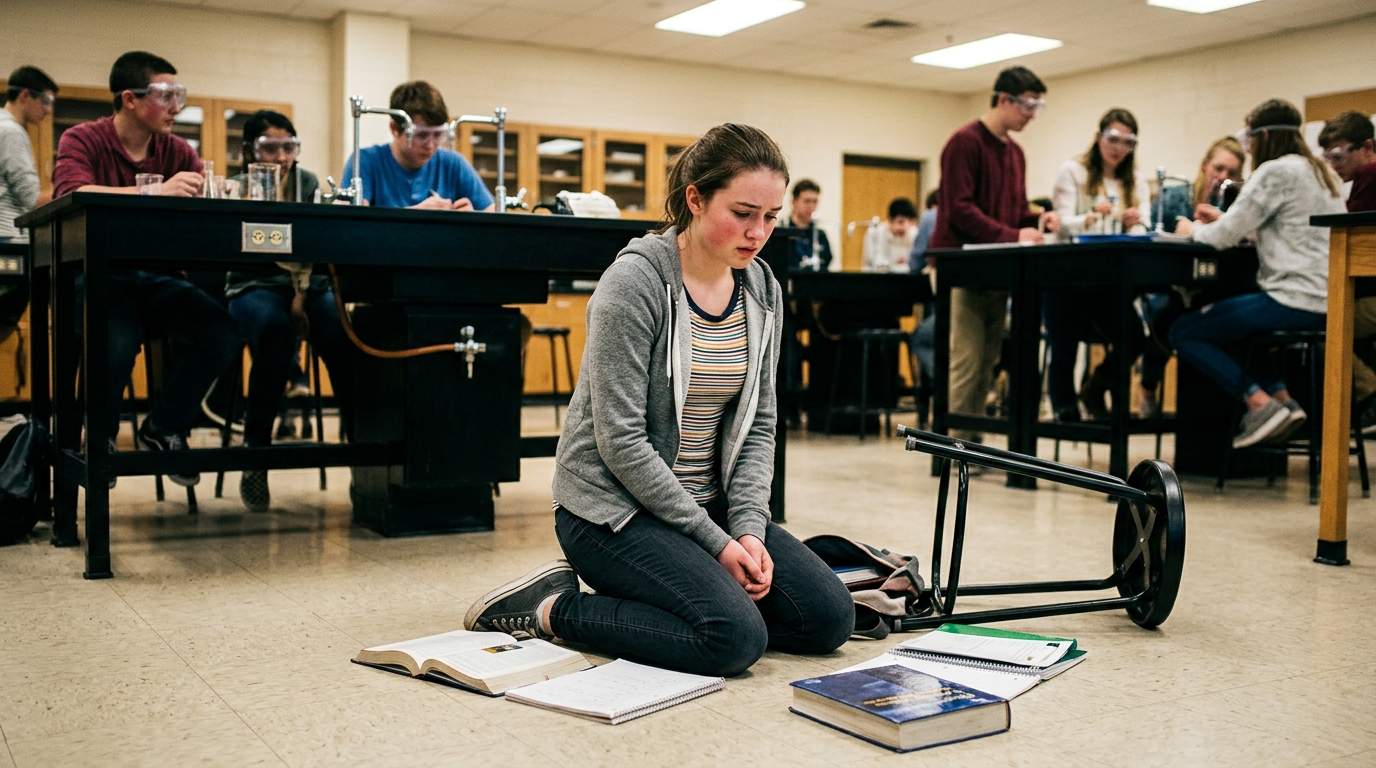 I Still See My Chair Skidding Across the Chemistry Floor