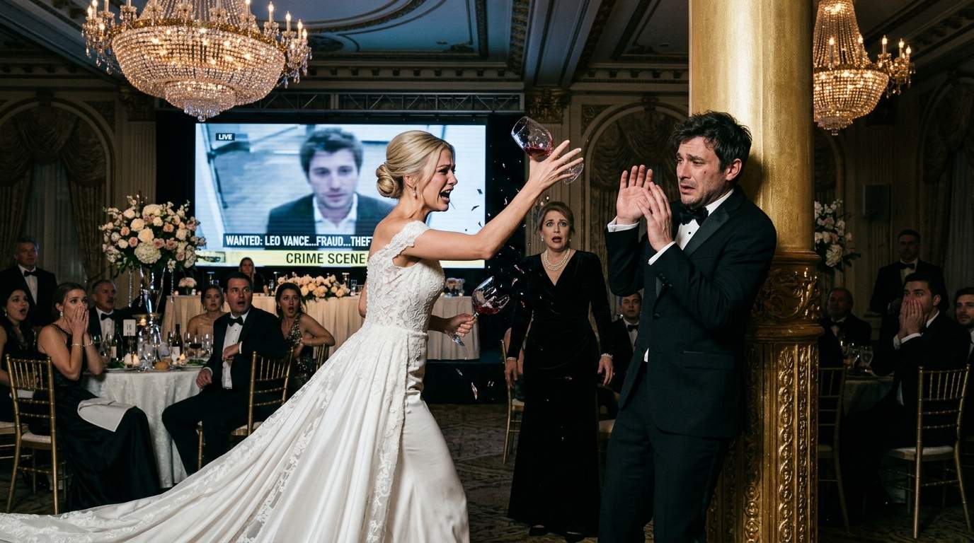 Unthinkable Betrayal: Billionaire Wedding Descends Into Chaos as Groom's Secret Identity is Blasted On-Screen, Sparking Elite Socialite Scandal!