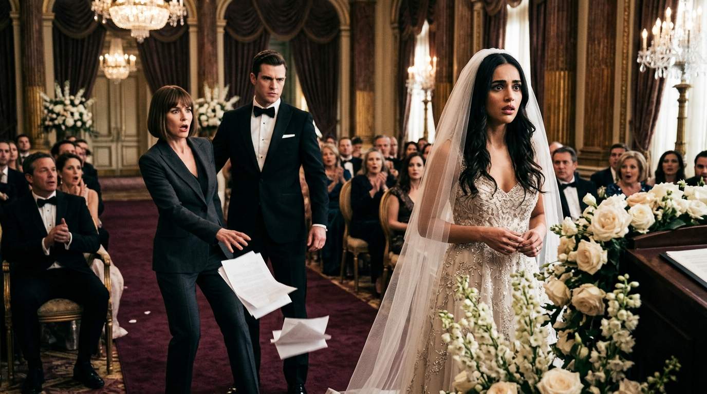 High-Society Wedding SHATTERS: Uninvited Guest Exposes Groom's DARK Secret, Leaving Bride Numb