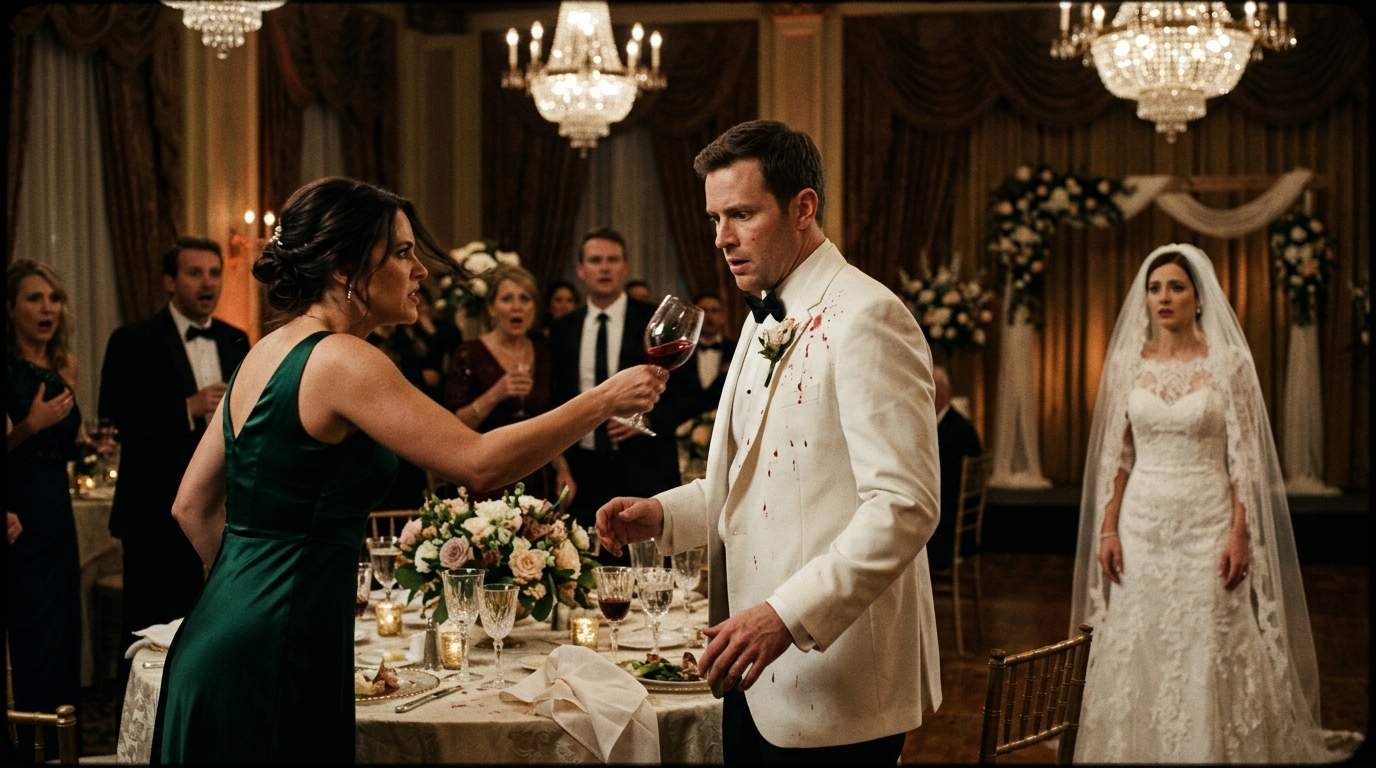 Wedding Day Horror: Unhinged Woman Exposes Billionaire Groom's Deepest Secrets in Shocking Betrayal Drama.