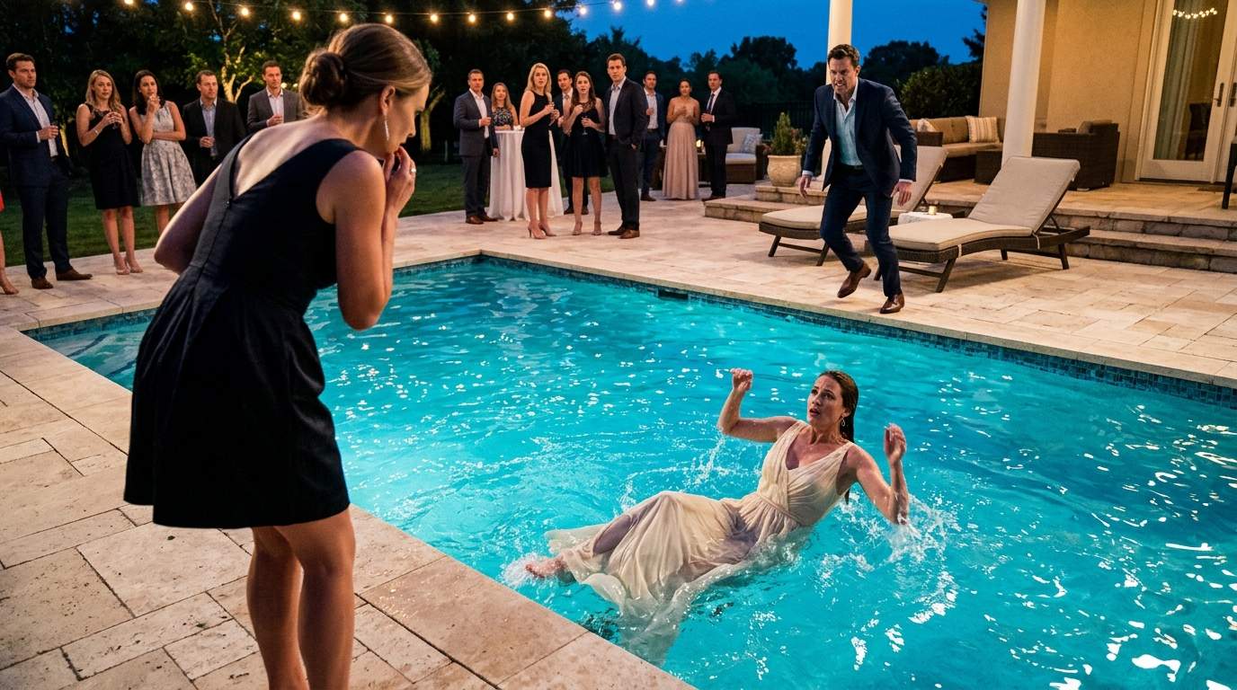 Luxury Villa Hostess Throws Girl Into Pool at High Society Scandal Party: The Family Betrayal That Rocked The Elite