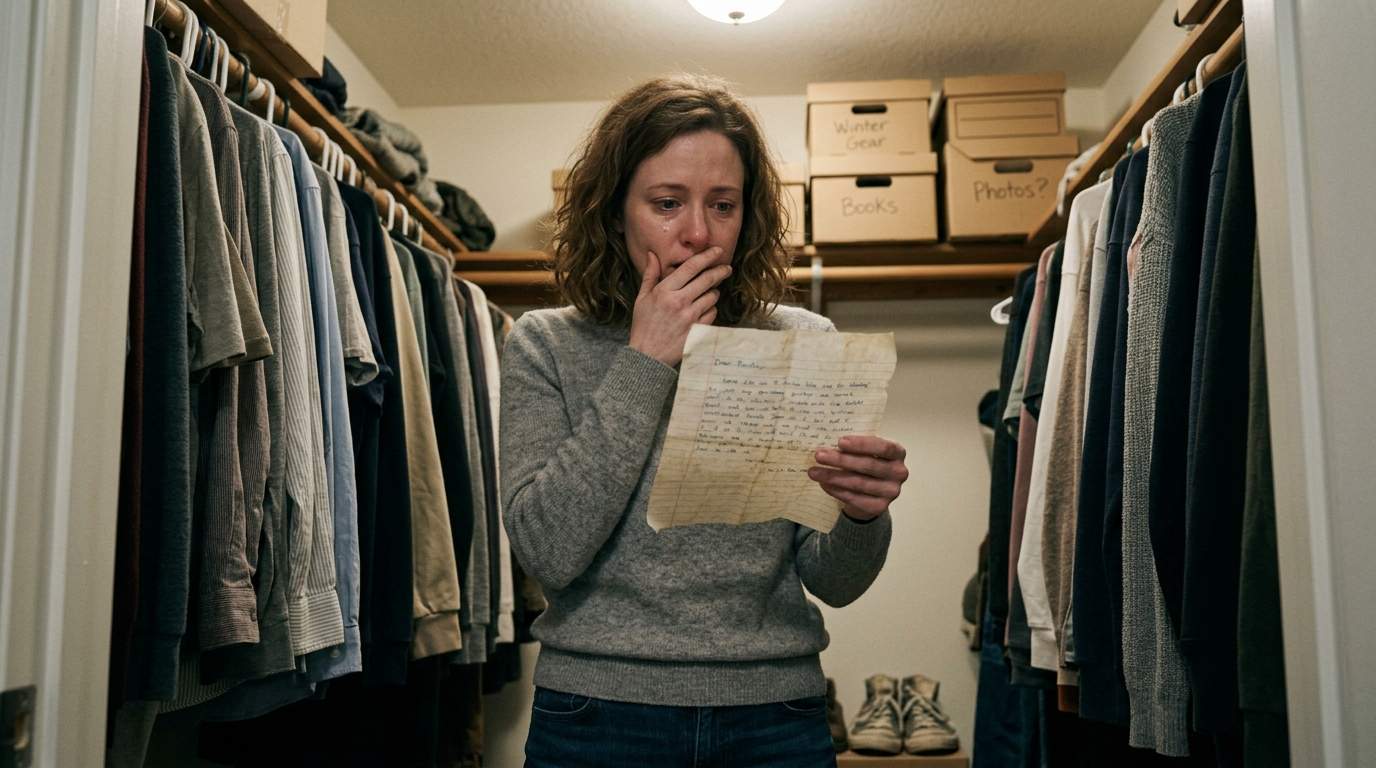 I found my husband's love letters to my sister hidden in our bedroom closet.