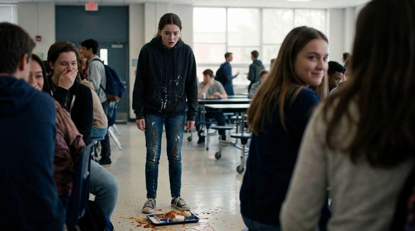The day my tray hit the cafeteria floor.