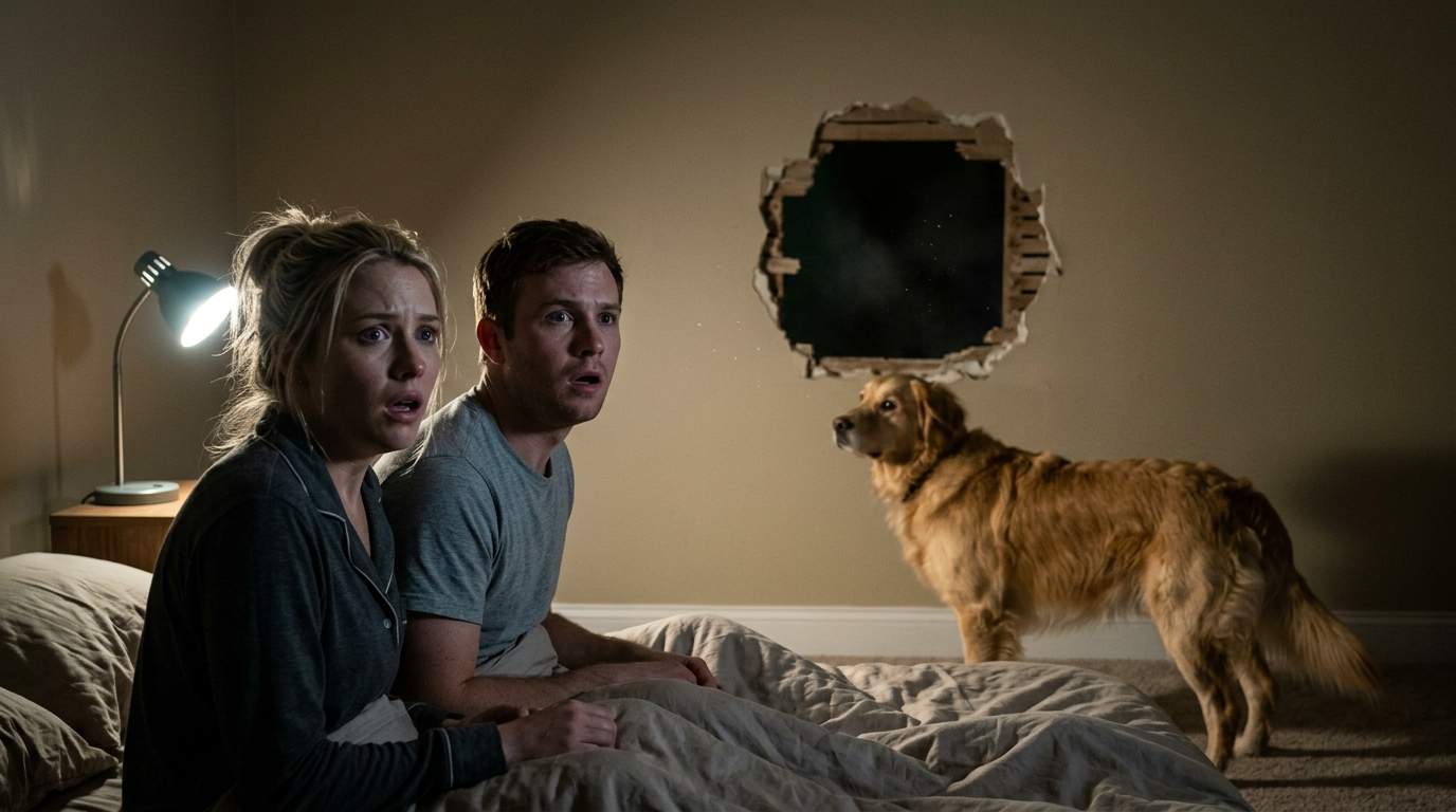 Their Loyal Dog Uncovered a Hidden Discovery – A Century-Old Family Secret Revealed Behind a Collapsing Bedroom Wall.