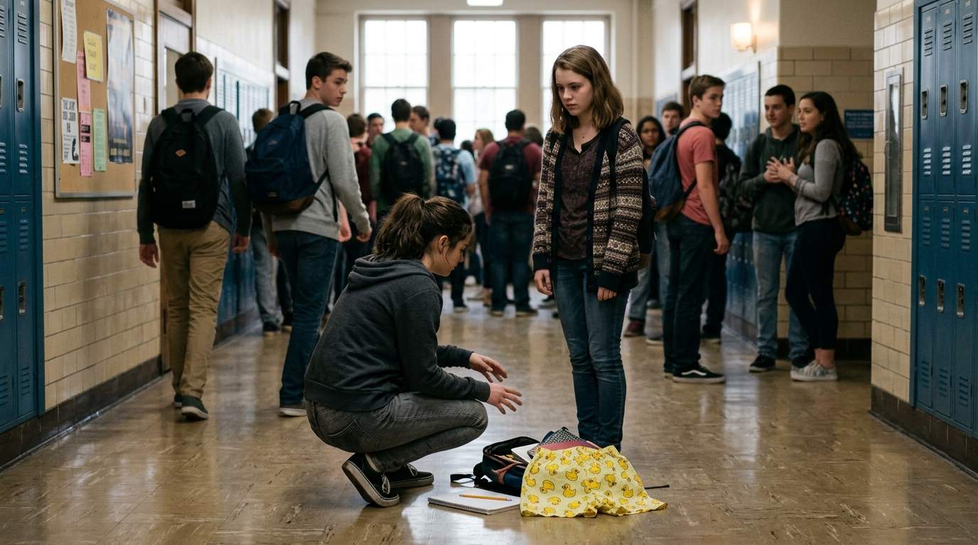 The day my SpongeBob underwear spilled out in the crowded hallway