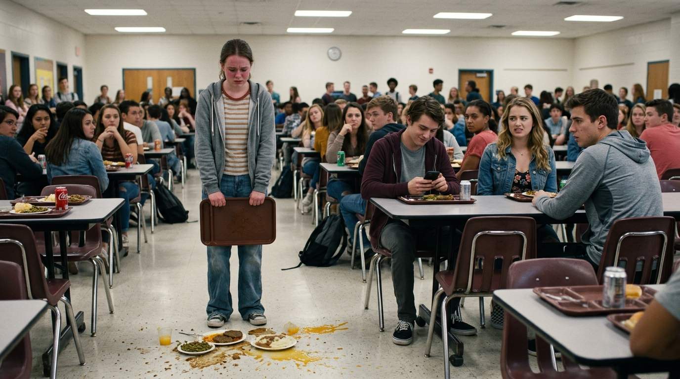 That lunch tray moment in the cafeteria still haunts me.