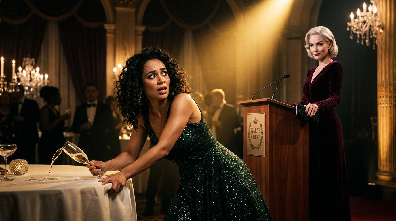 Glamorous Socialite's Public Meltdown at Founder's Gala Exposes Shocking Corporate Betrayal Amidst High-Stakes Family Scandal