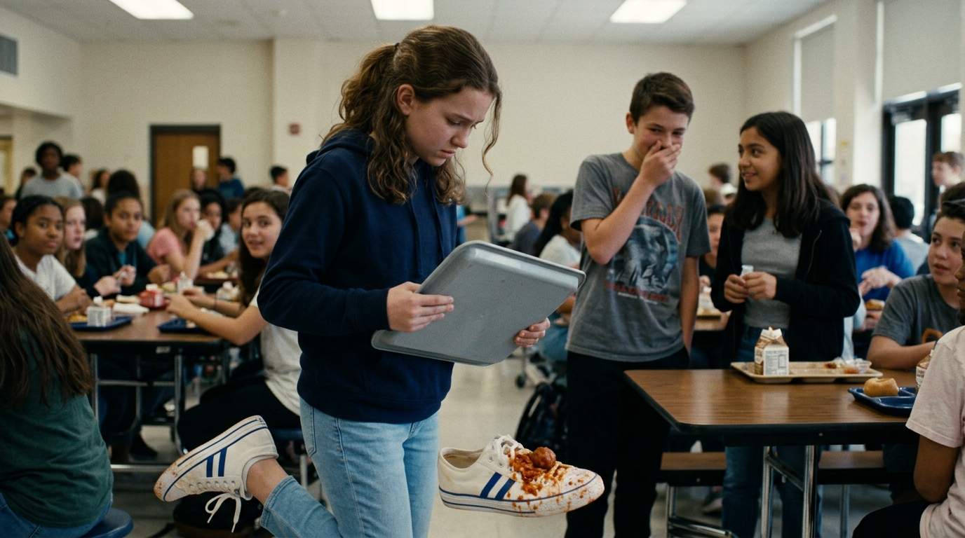 I still cringe remembering the spaghetti incident at lunch.