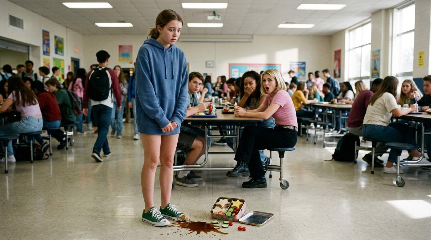I still remember my bento box hitting the cafeteria floor.