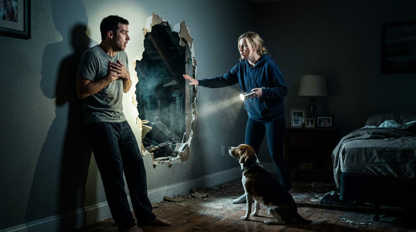 Inherited House Nightmare: Our Dog Clawed Through a Hidden Wall, Uncovering a Family Secret That Destroyed Everything