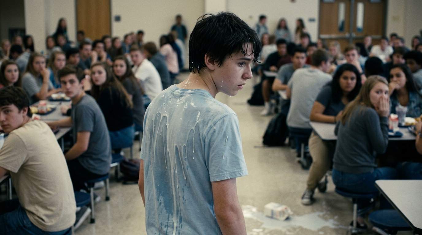 The cafeteria floor still haunts me from that milk carton incident.