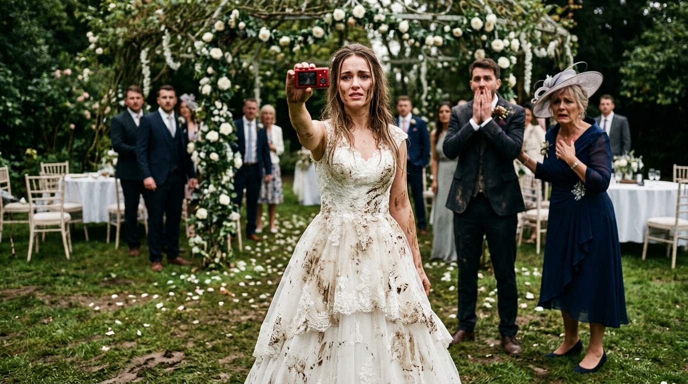 Mother-in-Law Pushes 'Helpless' Bride into Mud Mid-Ceremony—Her Response STUNNED Every Guest. (Wedding Scandal, Disabled Bride, Family Betrayal)
