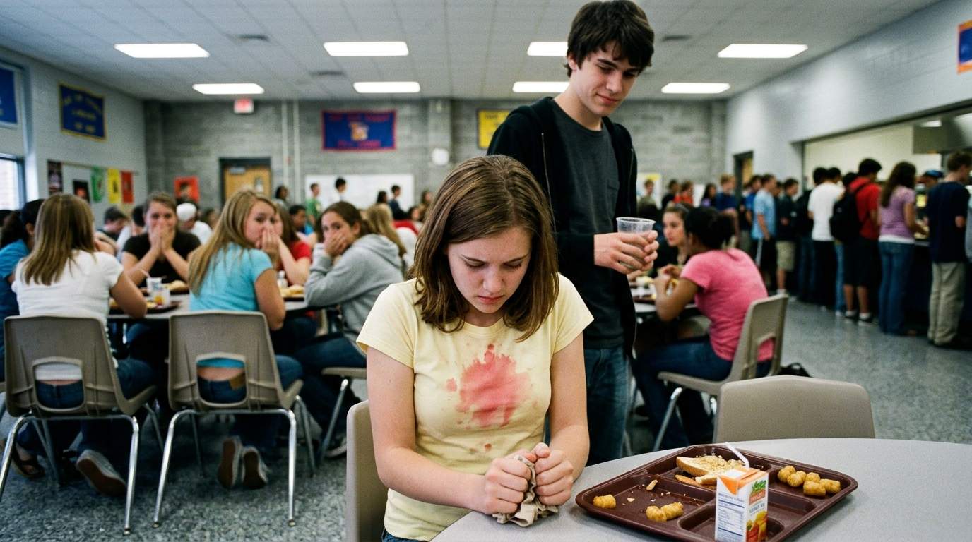 The Cafeteria 'Accident' That Stained More Than My Shirt