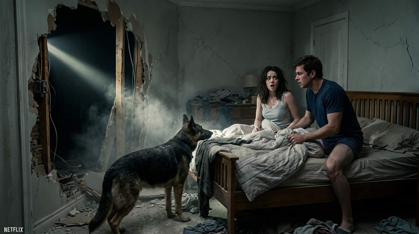 Loyal Dog's Obsession with Bedroom Wall Uncovers Terrifying Hidden Passage and Decades-Old Family Secret.
