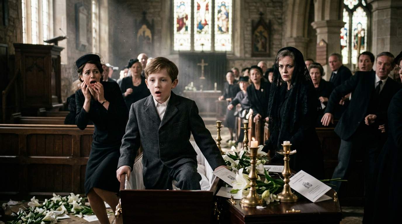 Heir's Funeral Shocker: A Million-Dollar Inheritance Rift EXPLODES as Young Julian AWAKENS From Death, Exposing Family Secrets!