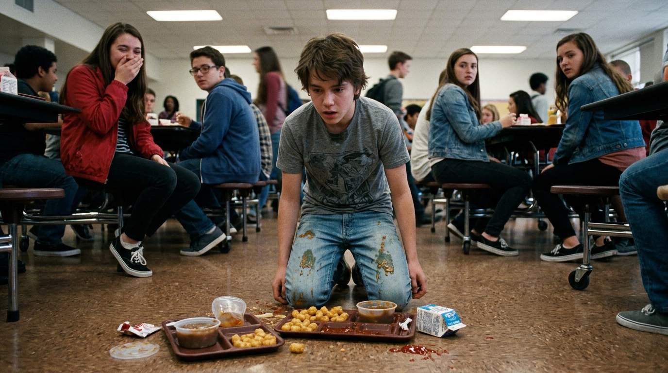 I still taste the cafeteria mystery meat from that day.