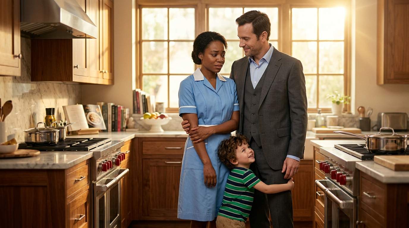 Wealthy Father Walked In On Nanny's Heartwarming Moment, Only To Uncover a Hidden Truth That Sparked a Bitter Family Scandal and Deep Betrayal.