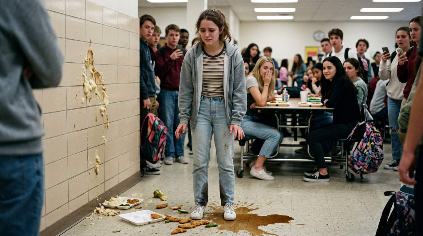 Still think about my lunch tray flying across the cafeteria.