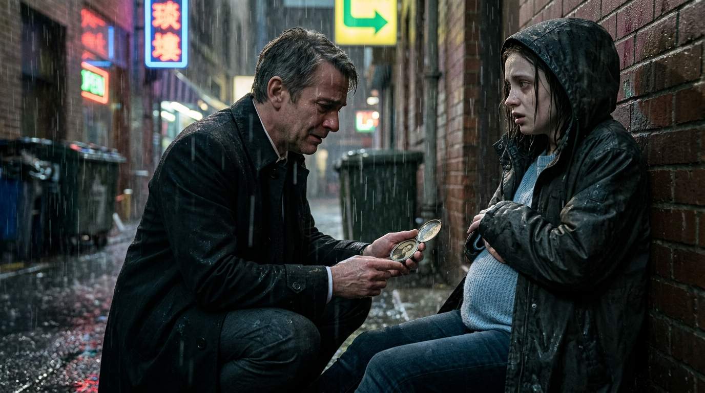 RUTHLESS BILLIONAIRE’S SHOCKING DISCOVERY IN A DOWNPOUR: A DESPERATE WOMAN AND A LOST FAMILY HEIR.
