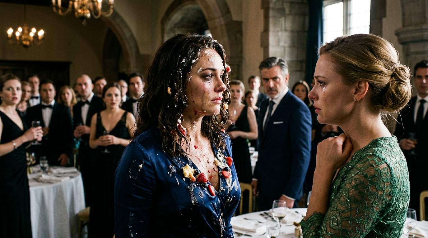 Billionaire Engagement Party Explodes: A-List Actress's Cake Smash Unveils Shocking Hollywood Scandal Amidst Luxury Party Drama!