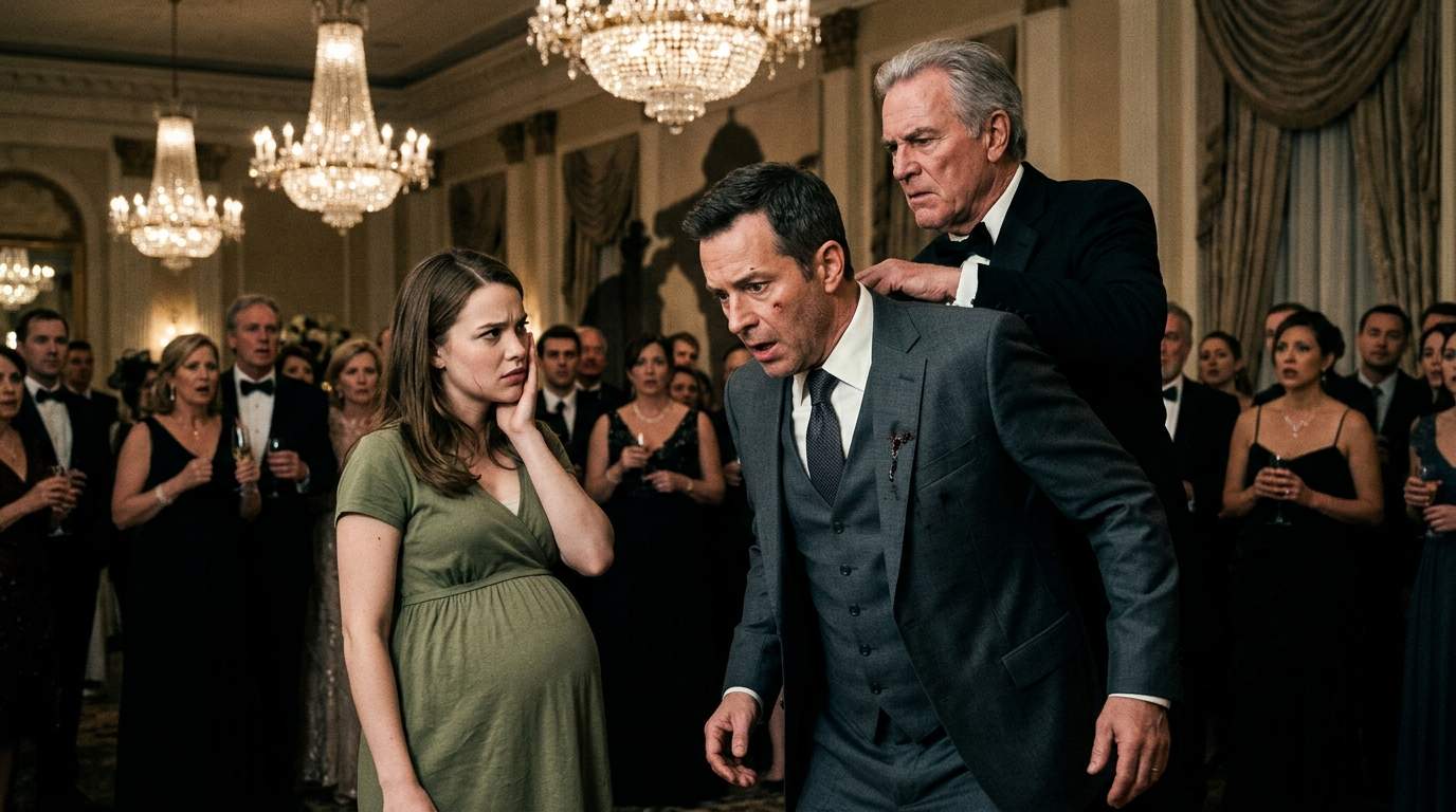 Corporate Scandal: Executive's Lavish Gala Erupts as Pregnant Wife Exposes Shocking Betrayal, High Society Drama Unfolds!