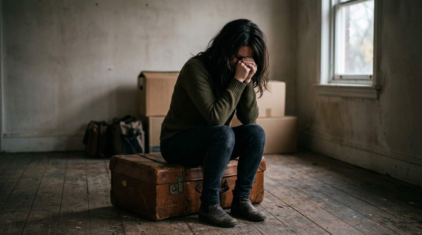 My own sister secretly stole Mom's entire inheritance, leaving me homeless after her funeral.