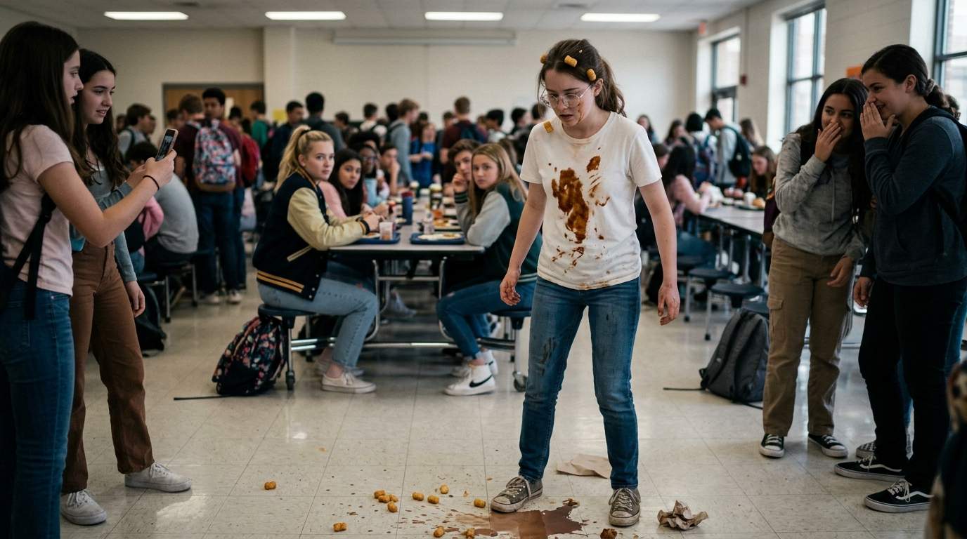 I still feel the cafeteria floor after my tray flipped
