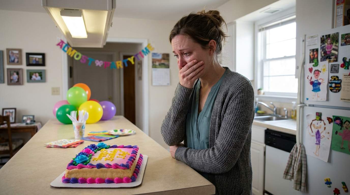 I saw my sister swap my daughter's homemade birthday cake minutes before the party.