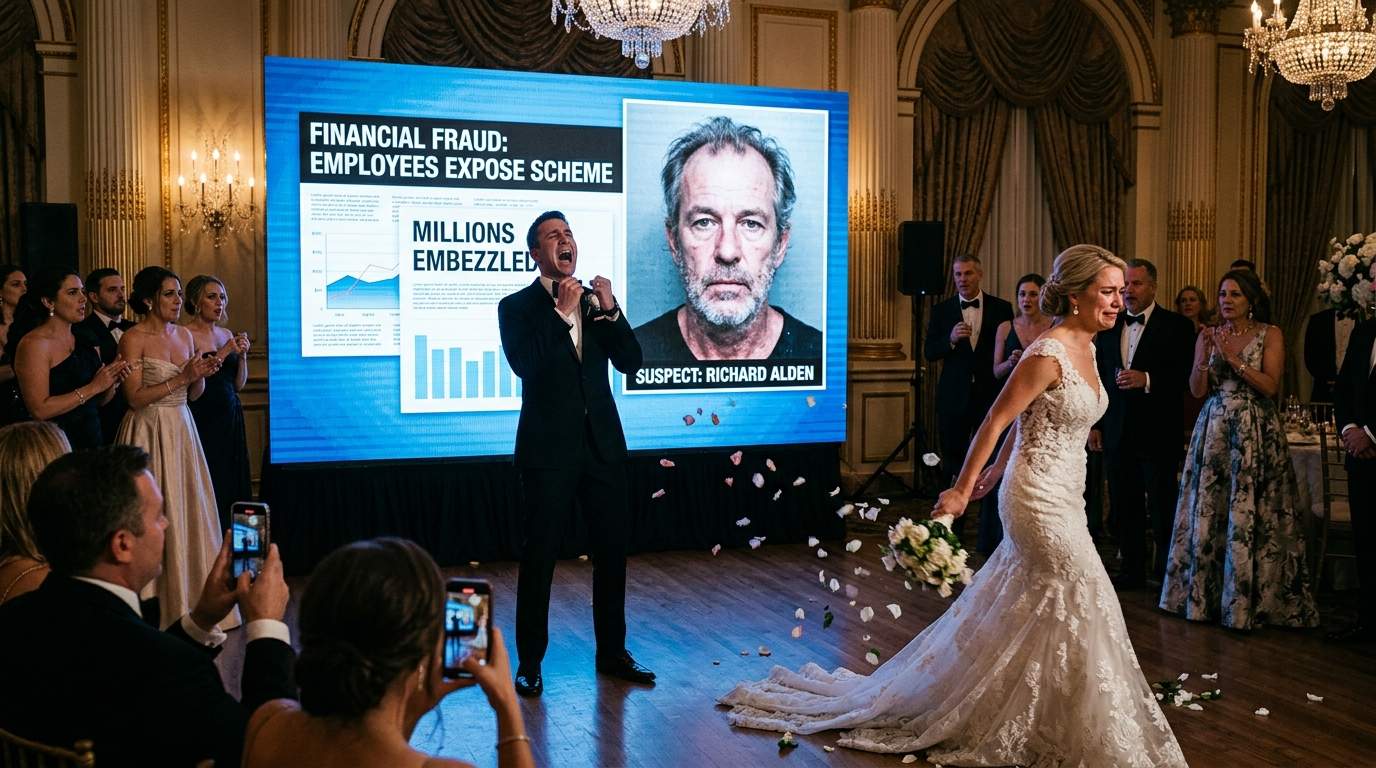 Billionaire Wedding Explodes: Grooms' Billion-Dollar Secret SHATTERS Society Wedding on Live Screen – Corporate Fraud, Identity, or Worse?