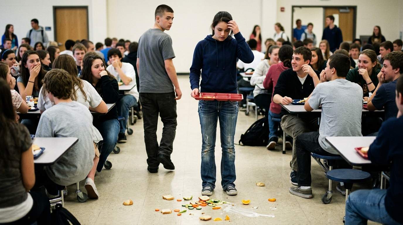 I Still See My Lunchbox Contents Scattered Across the Cafeteria Floor.