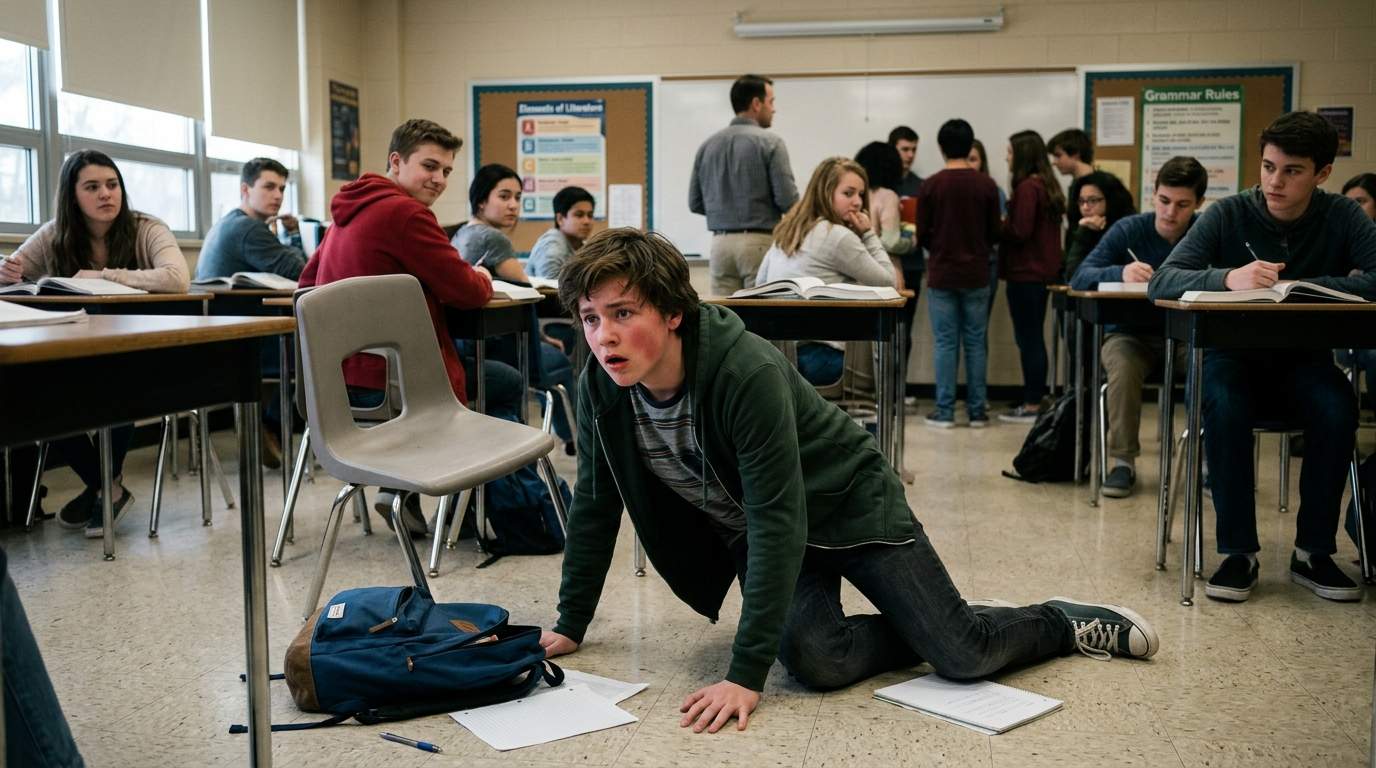I still think about my chair that day in English.
